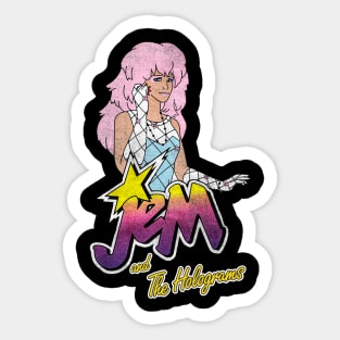 Vinatge Jem and The Holograms Sticker